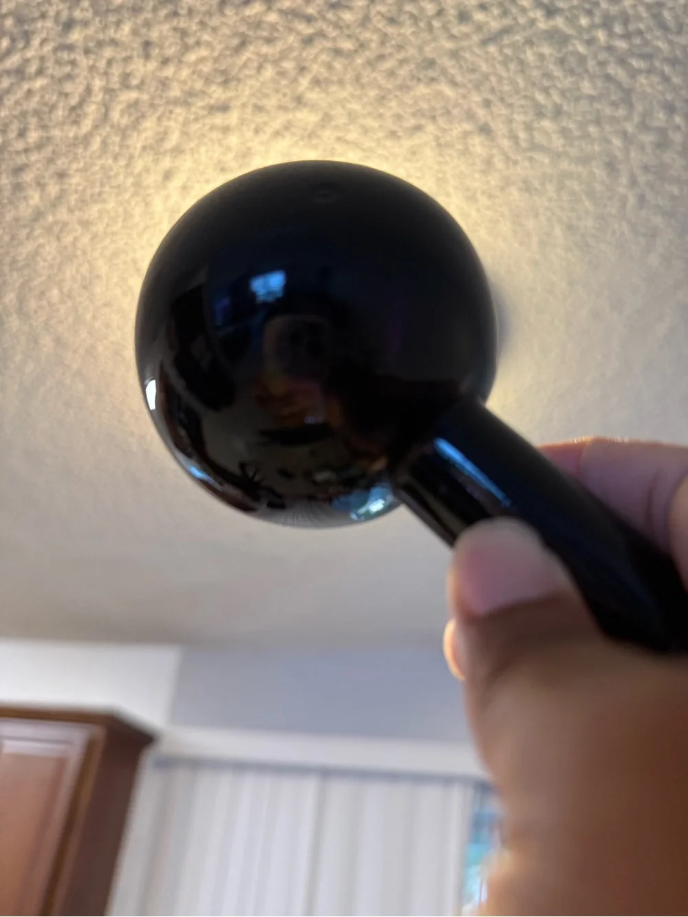 Black Amethyst Dark PurpleHand Blown Glass 4 1/2
